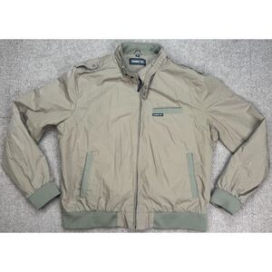 Members Only Vintage Men's Brown Full Zip Long Sleeve Jacket Size XXL